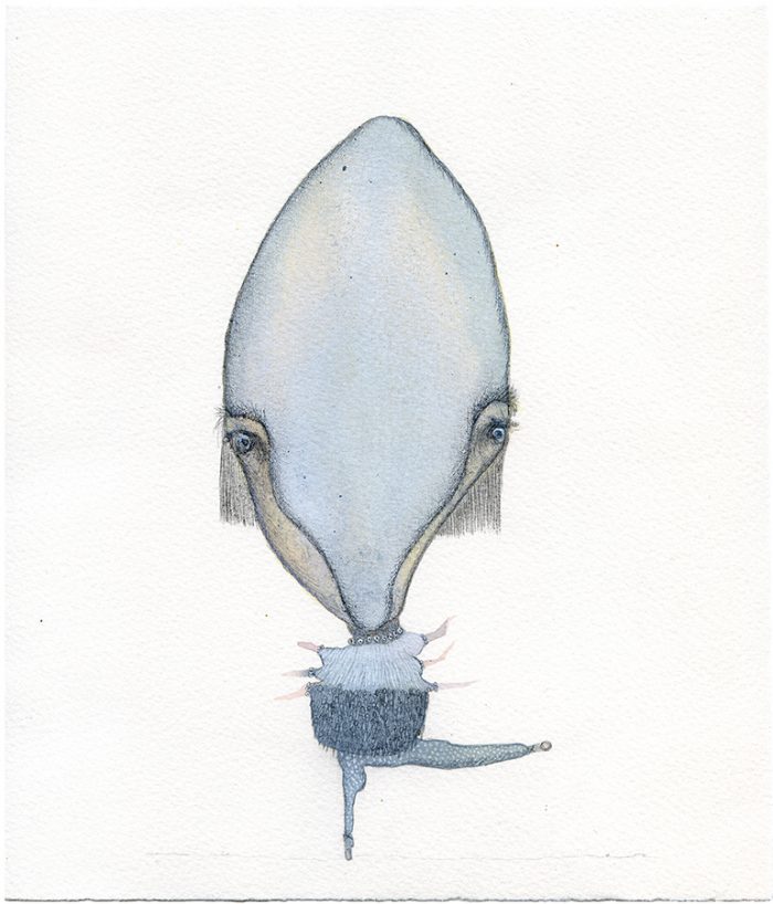 "Dancer" Acuarelas, tintas y lápiz. Arches aquarelle. 21, 20 x 24,70 cm.
